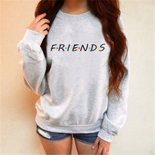 Load image into Gallery viewer, Brand New 2019 Womens 5 Colors Letters FRIENDS Print Long Sleeve Hoodie Sweatshirt Ladies Slouch Pullover Jumper Tops S M L XL
