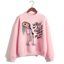 Load image into Gallery viewer, Billie Eilish 2019 hoodie Women Clothes sweatshirt korean 90s Hooded Harajuku Print Hoodies streetwear top Casual ulzzang hood