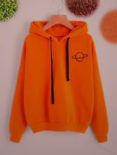Load image into Gallery viewer, Women Hoodies Planet Print Casual Solid Loose Drawstring Sweatshirt Fashion Long Sleeve Hooded 2019 Autumn Female Pullover