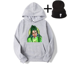 Load image into Gallery viewer, QZHIHE Billie Eilish Fashion Hoodies Sweatshirt Casual Men Women Hooded Pullover Long Sleeve Sport Hip Hop Hoodie Clothes Top