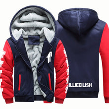 Load image into Gallery viewer, Thicken Billie Eilish Fashion Brand Sweatshirts Mens 2019 Winter Thicken Hoodie Men Hoodies Sweatshirt Men Hip hop Zipper Coats