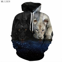 Load image into Gallery viewer, 3D Yin Yang Wolf Hoodies Street Sweatshirt Brand Hooded Men Pullover High Quality Harajuku Men's Sportswear Hip Hop Hoodie