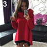 Load image into Gallery viewer, Women's Autumn Winter Casual Cowl Neck Long Sleeve Solid Sweatshirt Blouse
